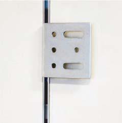 Fixing bracket Area of application: For hooking in small cabinets Finish/colour: Galvanized Version Right Left 778.49.