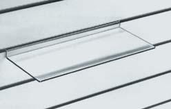 Hook-in profile for self-manufactured panel Material: Aluminium