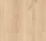 The planks have a waterproof surface and come in 8 stunning oak