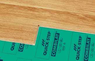 Quick-Step underlays are high-quality underlays specifically designed for your new floor: Easy installation thanks to the a self-adhesive strip A level, stable base that helps to prevent small