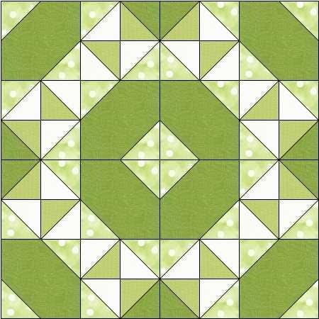 Pin and sew into half blocks. Press seams in alternate directions for each half block. Make two half blocks. 8.
