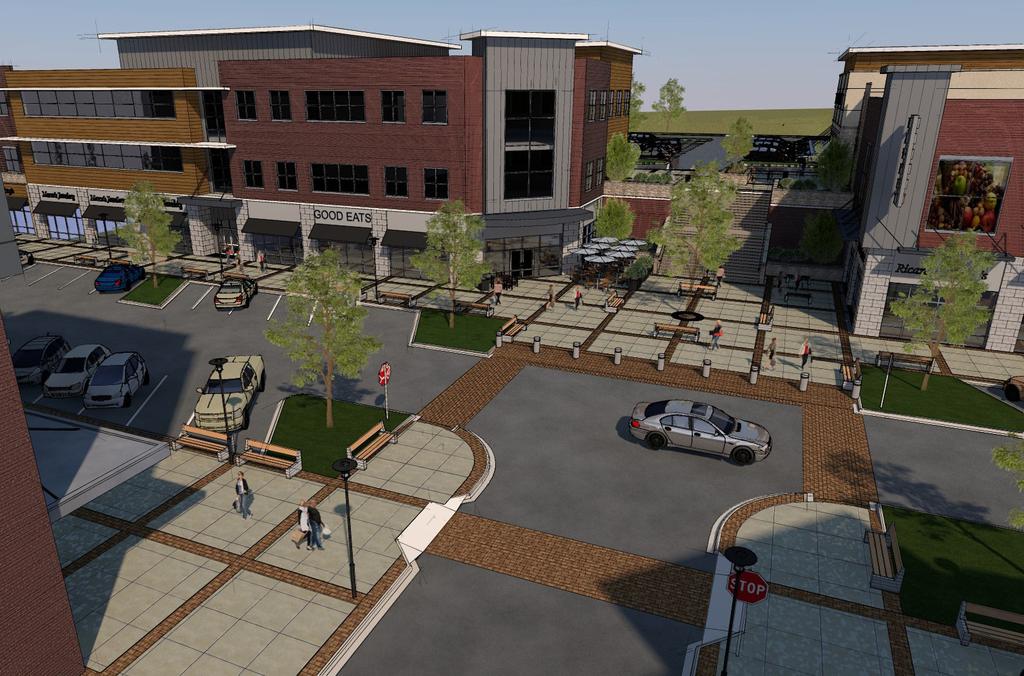 The Vision n open-air lifestyle retail center, Clemmons Town Center is a dynamic mixed-use project which will be the hub of activity in Clemmons providing unparalleled exposure and access to