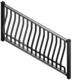 C20 SPECIFICATIONS Railing Heights: 36", 42" Railing Lengths: 4', 5', 6', 7', 8' Stair Rail Lengths: 4', 5', 6', 7', 8' Architectural Baluster: 3/4" x 3/4" x (.