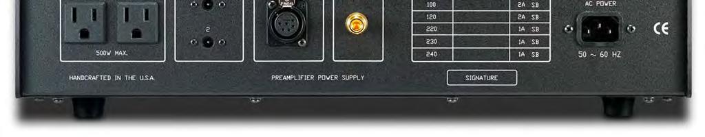 built-in remote on/off for LAMM power amplifiers. The main distinction of the LL1.1 Signature from any other comparable type of preamplifiers is its practically inaudible sonic signature.