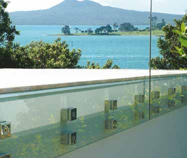 CUBOID FACE-FIXED BALUSTRADE A discreet and invisibly fixed system for attaching glass
