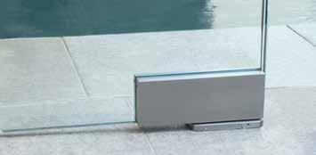 the stainless cover plate. Suitable for heavier gate loadings.
