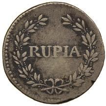 Rupia, 1845 (KM 273; G 23.01).