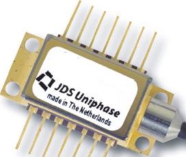 The internal bias-t network and built-in monitor diode enable simple DC-bias conditioning and output power stabilization of the laser diode.