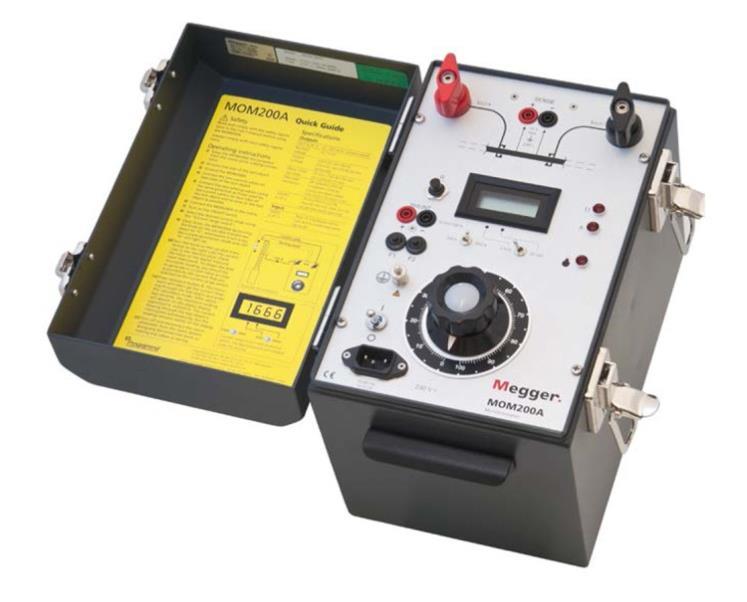 Contact Resistance Test 1. Prepare a test instrument (such as Megger/MOM200A) 2.