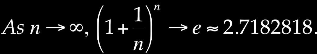 Figure 7, Segment 3 In Figure 7, I elude to one way of defining Euler s number e, namely ( e = lim 1 + 1 n.