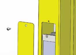 ) When installing strap, pull counterweight to top of column until it hits the stop (at bottom of sheave bracket (See
