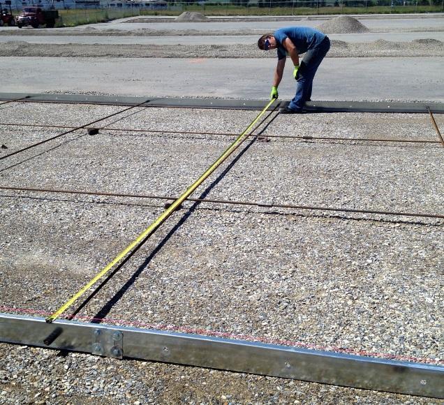 channel beam bars first, in length then in width
