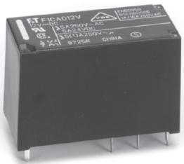 POWER RELAY POLES A LOW PROFILE TYPE FTR-F1 SERIES RoHS compliant FEATURES Low profile power relay (height 16.