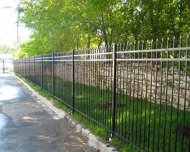 Ornamental Steel Fence FEATURES & BENEFITS Stronger than aluminum,