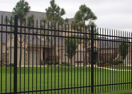 Montage ORNAMENTAL STEEL Montage ornamental steel fence is unparalleled in strength and quality, adapts to virtually any terrain, withstands vast shifts in climate yet remains untouched by time in