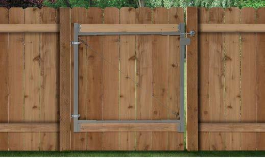 The Original PostMaster PostMaster steel posts provide engineered long-lasting durablity for wood fencing.