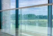 extrusions Purity Range - Clear toughened glass with a range of chrome plated BIANCO hardware or NERO matt