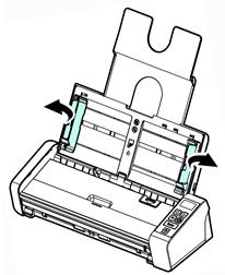 Loading Documents in the Document Feeder 1. Unfold the document feeder and its extension. 2.