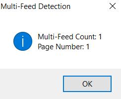What to do in case of a Multi-Feed Even if you have fanned your documents properly it is still possible that a Multi-Feed occurs.