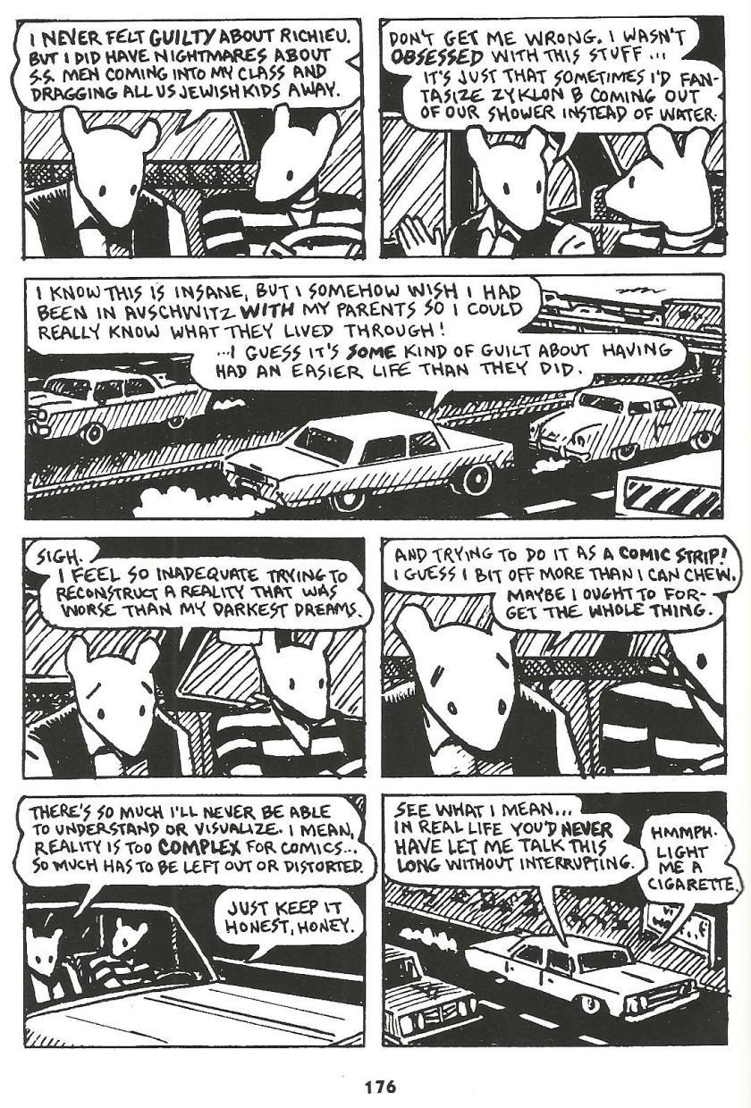 35 Spiegelman, 2003, p. 176. 5.2 Main characters of Maus The story of Maus contains a lot of characters. However, the most important ones are Art, Vladek and Anja Spiegelman.
