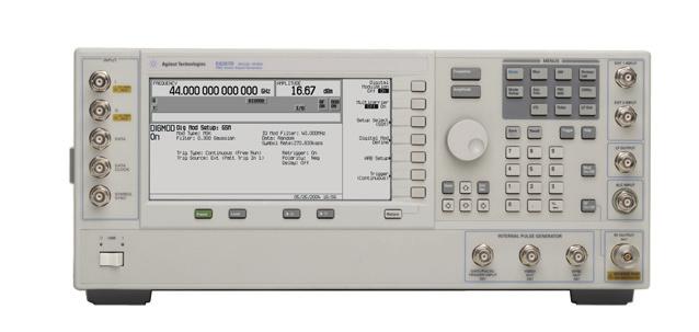 2 GHz IQ modulation Differential I/Q signals I/Q data via LAN, USB or GPIB RF up to 1.