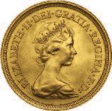 QUEEN ELIZABETH II Gold Sovereign with the Second Portrait Monarch: Queen Elizabeth II (1952 to the present) Diameter: 22.05mm Alloy: 22 carat gold 91.