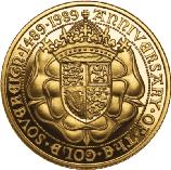 QUEEN ELIZABETH II Gold Sovereign the 1989 commemorative Monarch: Queen Elizabeth II (1952 to the present) Diameter: 22.05mm Alloy: 22 carat gold 91.