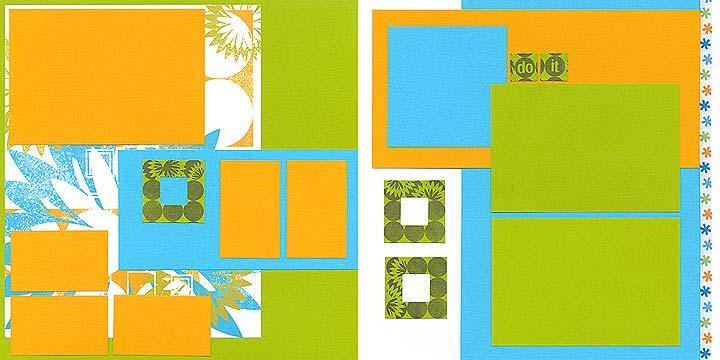 March 2008 Avant Garde Page 2 of 8 Layout #1 and #2 12x12 Green Plain 12x12 White Plain 12x12 Light Aqua Plain 8.5x11 White Print 8.5x11 Apricot Plain (2) 4.25x6.