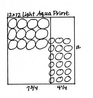 25 Dark Aqua Plain Photo Mattes (2) 4.5x6.