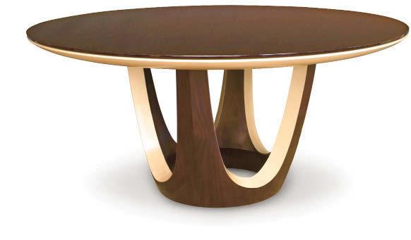 Group 3 Matte Polyester Resin finish. CalYPso ROUND DINING Table CALRDT3 64 dia.