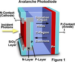 Detectors APD APDs are usually used in applications characterized by low light levels The silicon avalanche photodiode (Si APD) has a fast time response and high sensitivity in
