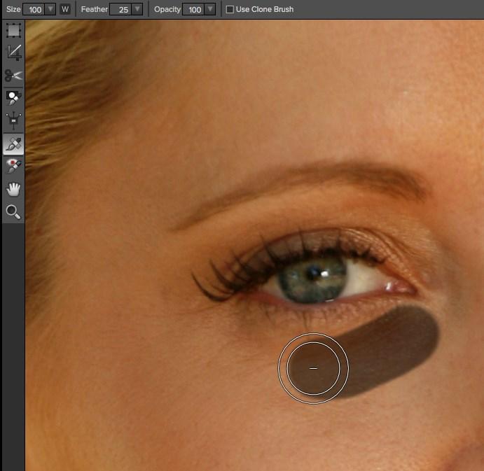 38 Perfect Layers (Home) Retouching Layers Retouch Brush: Use the Retouch Brush to remove small imperfections like dust. You can retouch small imperfections on a layer using the Retouch Brush.