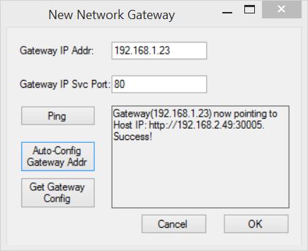 Now that you ve told TagLab the address of the Gateway, you need to configure the Gateway to send data to the PC on which TagLab is running.