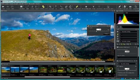 RAW image-processing software with auto retouch brush Capture NX-D (free download) Capture NX-D, Nikon s free software for processing its original RAW (NEF/NRW) files, comes with an auto retouch