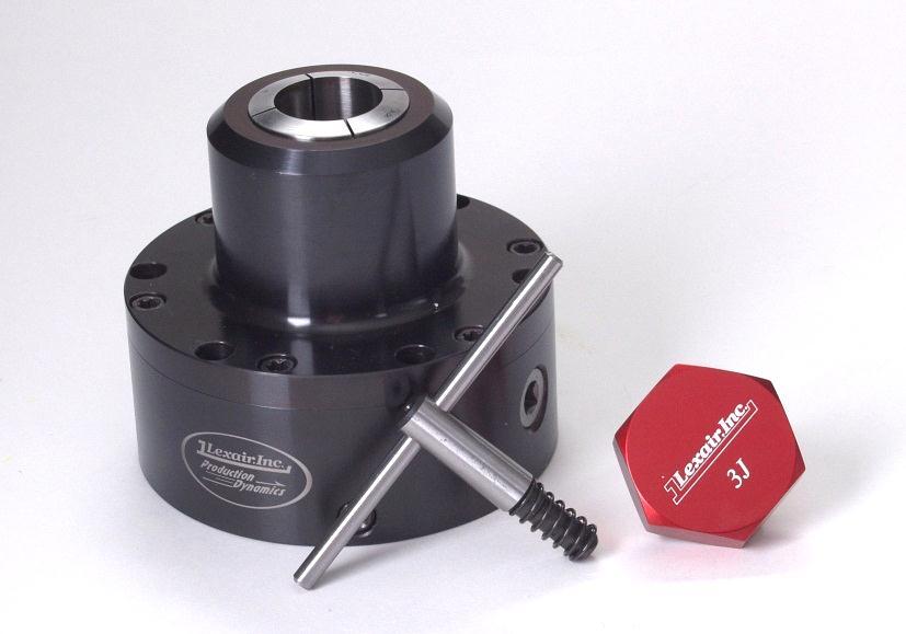 Collet Chucks Wrench Operated Collet Chuck Features manual actuation via a standard chuck key no drawtube or closer is required Incorporates a flat back design which can easily be used in any