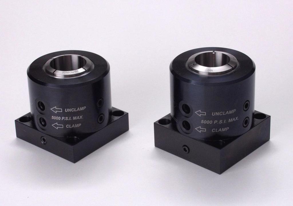 High Pressure Hydraulic Collet Closers Double acting, fixed-length operation Designed for use with 5C, 16C, 3J, 22J or 35J