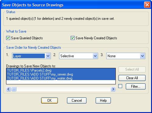 Working With the Save Set Adding objects Modified queried objects are added by request New objects must be added by selection Save