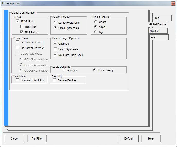 2. Design Option Setting The POR Hysteresis option setting can be specified in the design source file or in the design development software tool graphical user interface. 2.1.