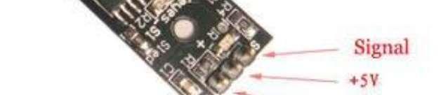 LED, the linear Hall sensor magnetometer access number 3 interface, when linear Hall magnetometer
