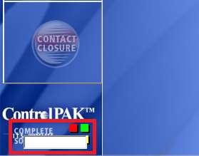 Appendix B: Advanced Users Logging on as an Advanced User 1. Go to the ControlPAK main interface. 2. 2. Double click the 4 colored squares next to the ControlPAK logo on the bottom left.