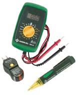 TK-30GFI Electrical Kit The TK- 30GFI kit is a reasonably priced Electrician s kit that provides (3) standard pieces of testing equipment for basic electrical testing a non-contact voltage detector,