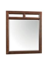 Mirror 85211-220 Timber finish Mirror 31-3/8 x 34-1/4 x 1/4 Bevel 1-1/4 W40 D1-1/4 H42-1/2 in. W102 D3 H108 cm. Drawer Dresser 85211-130 Timber finish 9 drawers. Felt liner pad in top 2 drawers.