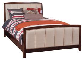 Queen 5/0 Panel Footboard 85211-425 Timber finish W67-1/4 D4-1/8 H29 in. W171 D10 H74 cm. Floor space: 67-1/4 x 88 in. 171 x 224 cm. Slat bearer height: 9 in.