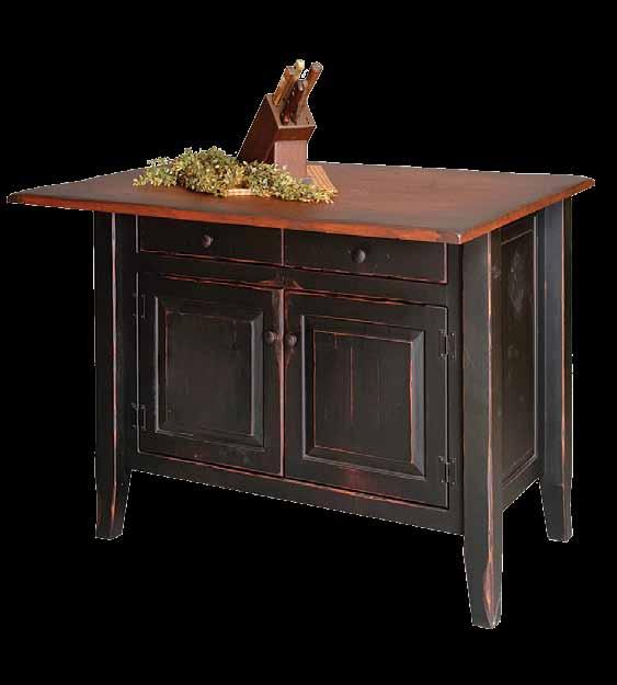 Country Kitchen Island 3 x 5 Top with