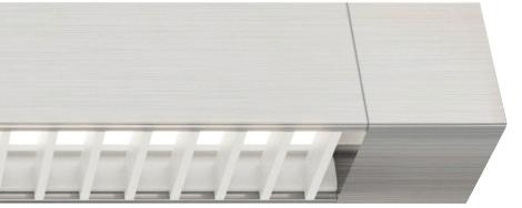 Shown without Louver Description Add angles and dimensions to any space with the Zip Wave Suspension Downlight.
