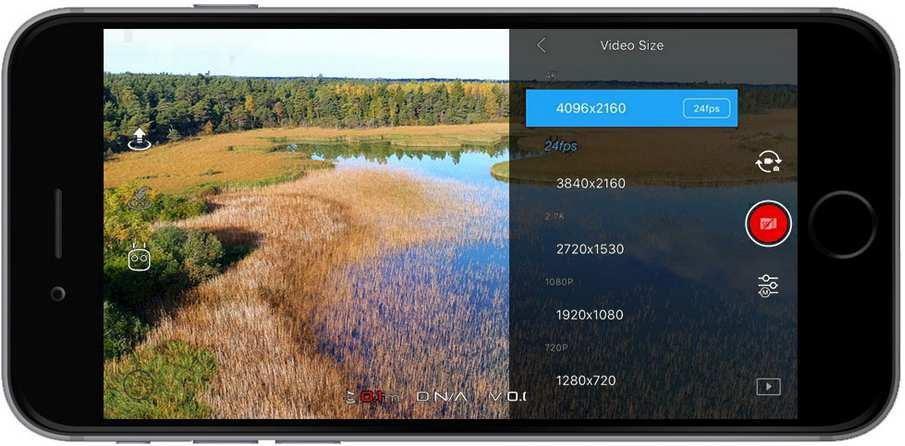 Video Settings: Here you can configure how drone takes videos.