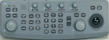 An optional PS/2 trackball can be installed allowing the operator to use the on-screen menus for all radar operations.