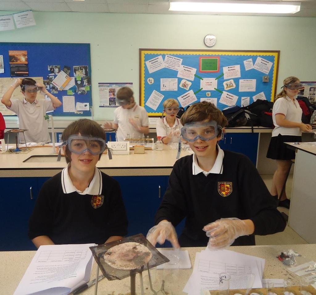 Outreach Activities Mr Ciampa A variety of science-based activities have been arranged for groups of students to experience during their visits to Redborne Upper School, developing both social skills