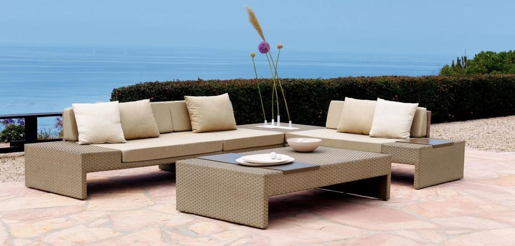 Available in an endless variety of textures, finishes and designs, acrylic fabrics in brilliant patterns and bright colors won t fade in the sun. Acrylics are ideal for outdoor furniture.