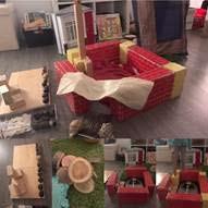 Her program is very much Reggio inspired in the sense of creating a calm environment using natural materials, following the lead of the